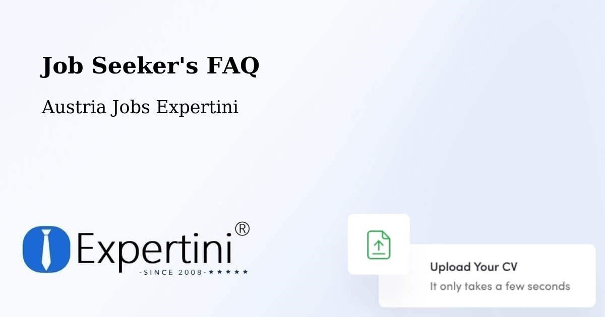 Job Seeker FAQ – Walding - Austria Jobs Expertini